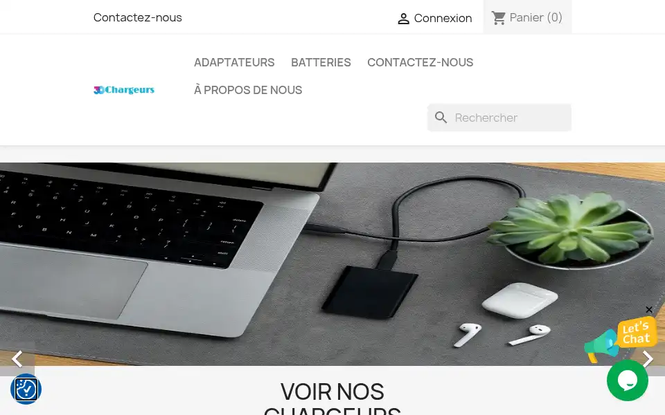 Screenshot of 30chargeurs.com