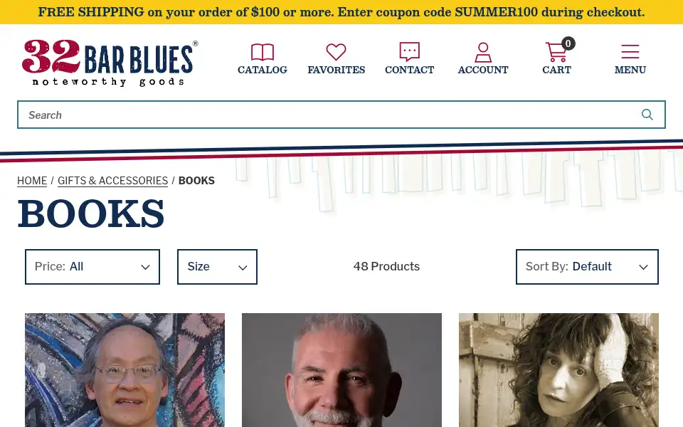 Screenshot of 32barblues.com