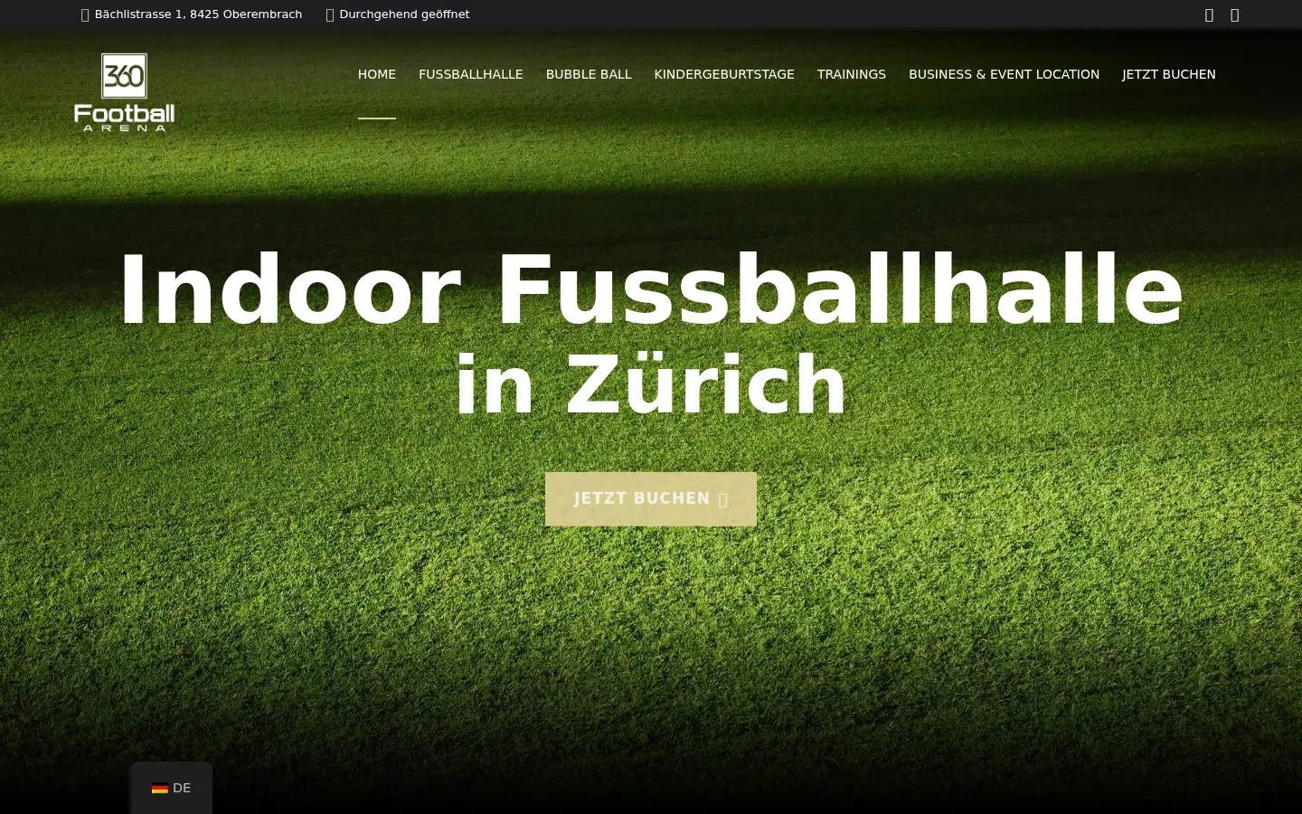 Screenshot of 360footballarena.ch