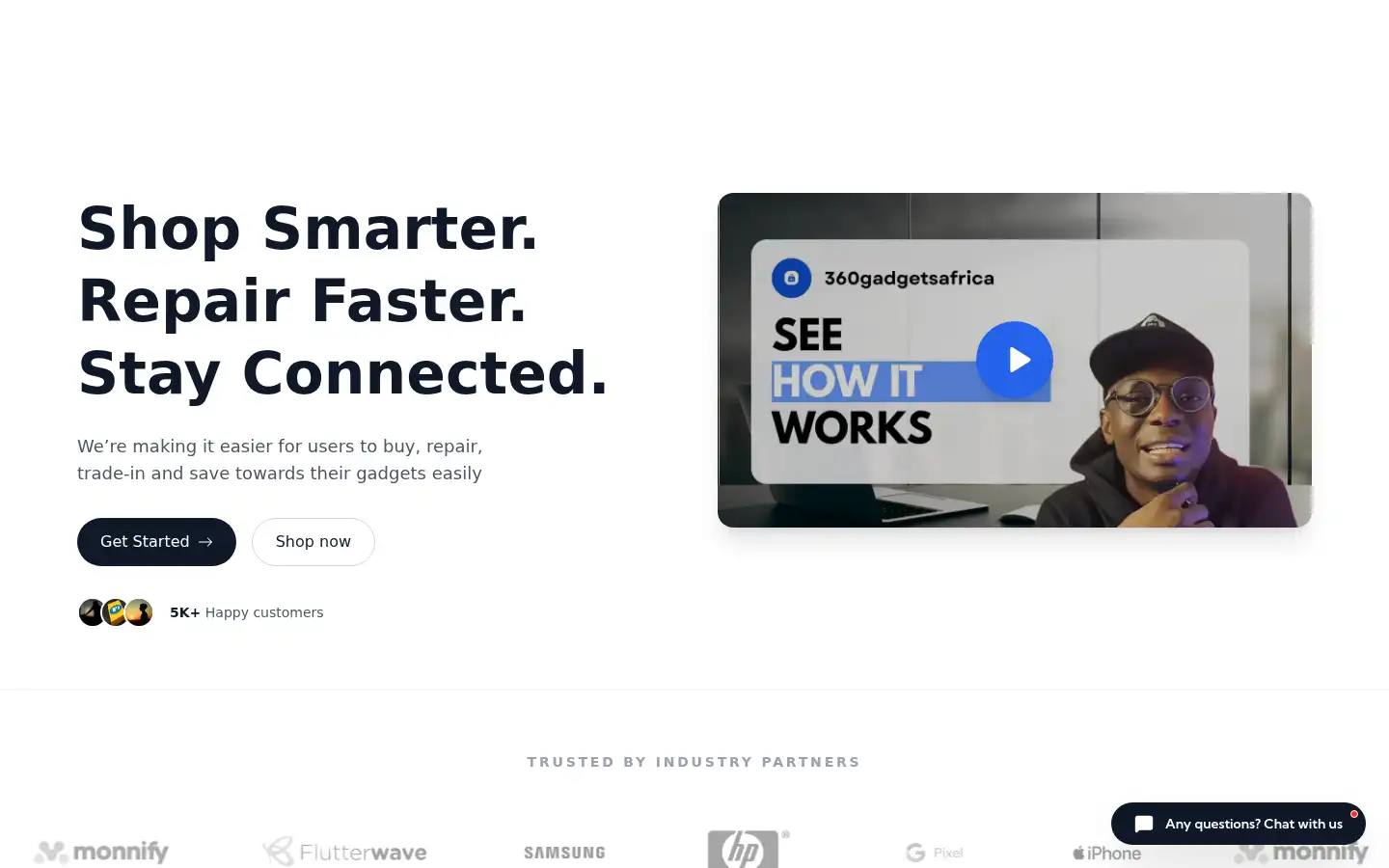 Screenshot of 360gadgetsafrica.com