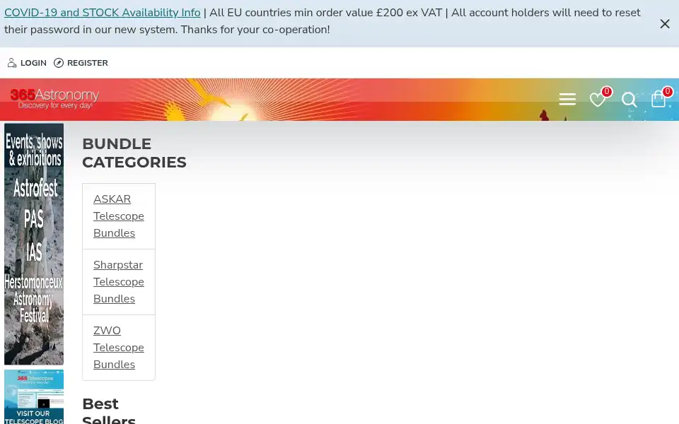 Screenshot of 365astronomy.com
