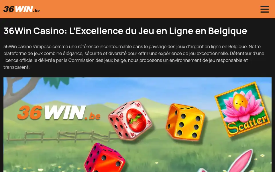 Screenshot of 36win-casino777.be