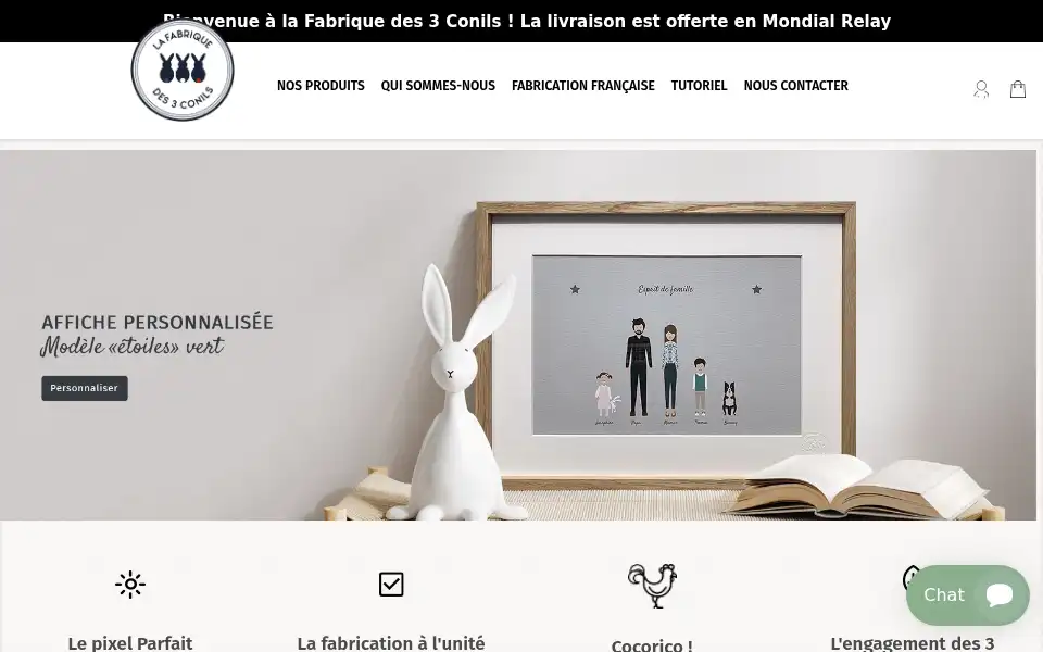 Screenshot of 3conils.fr
