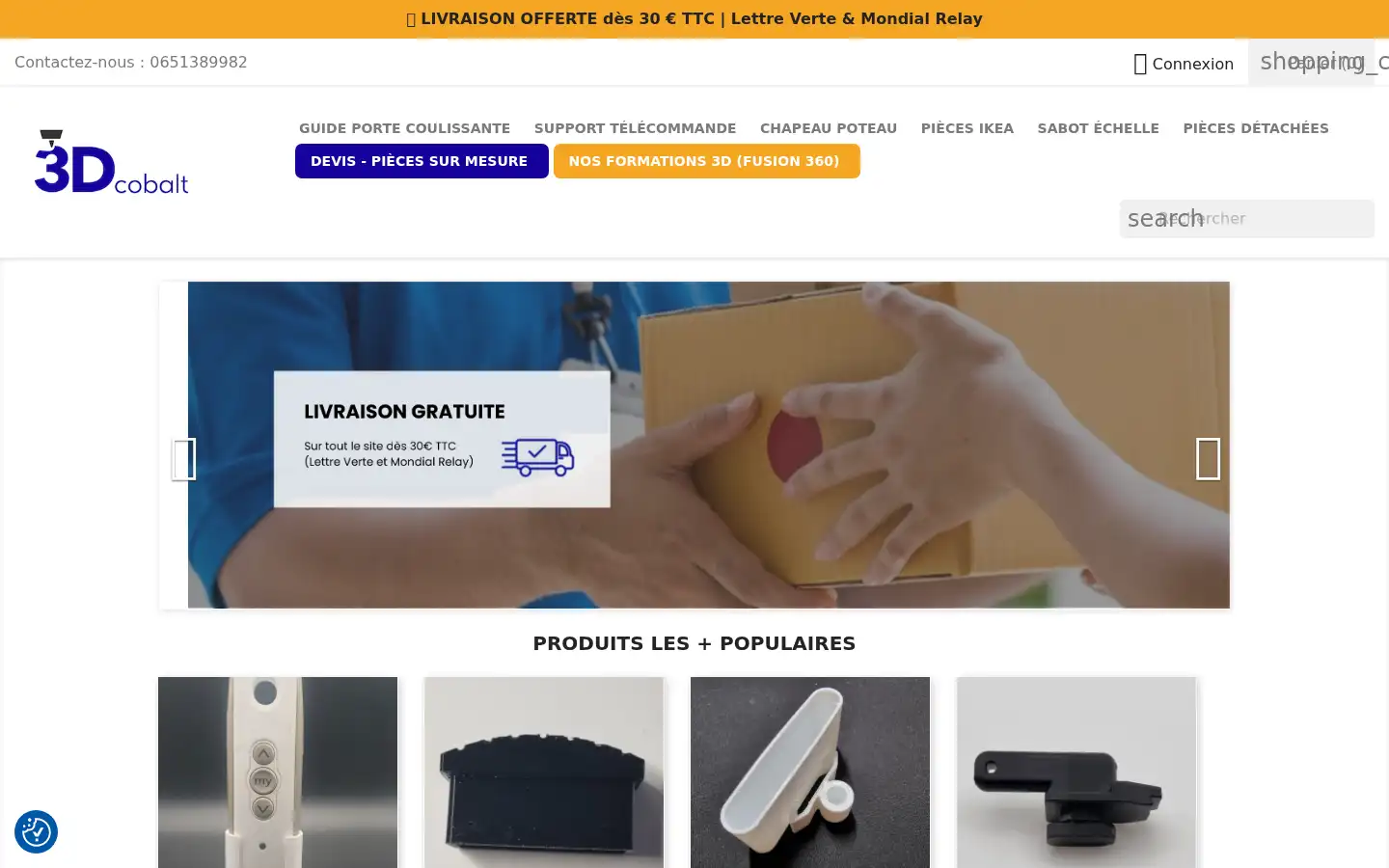 Screenshot of 3dcobalt.com