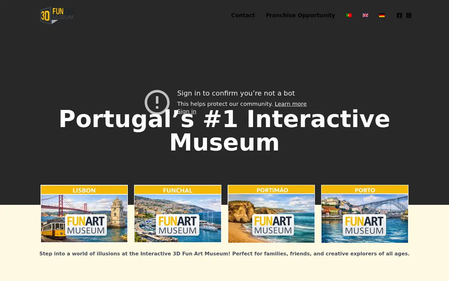 Screenshot of 3dfunart.com