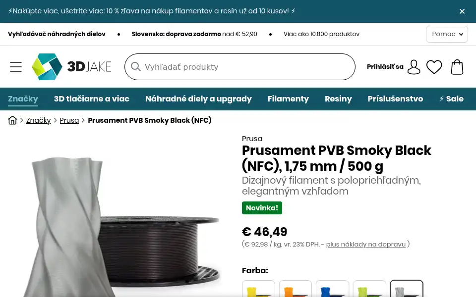Screenshot of 3djake.sk