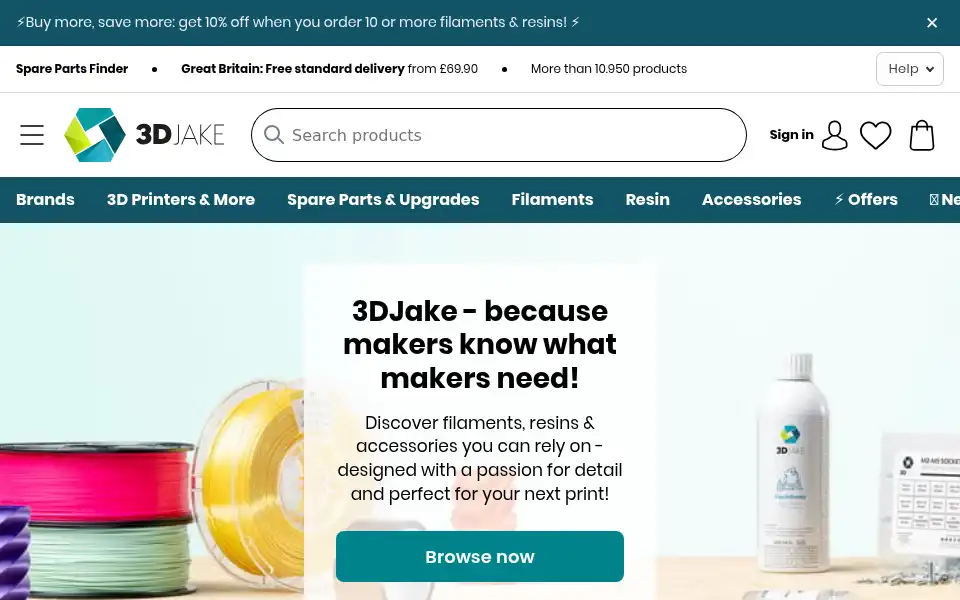 Screenshot of 3djake.uk