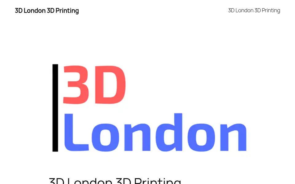 Screenshot of 3dlondon.org