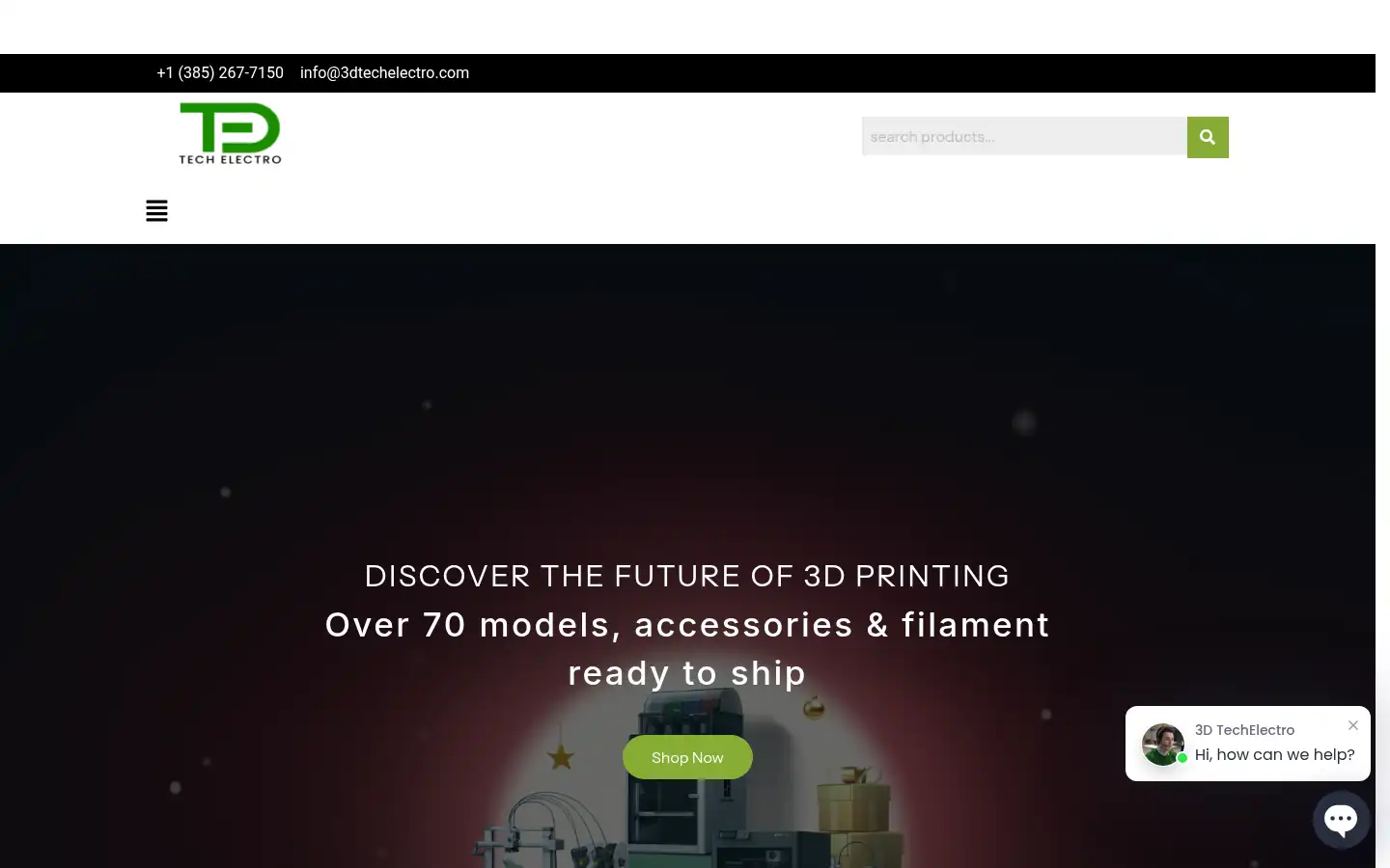Screenshot of 3dtechelectro.com
