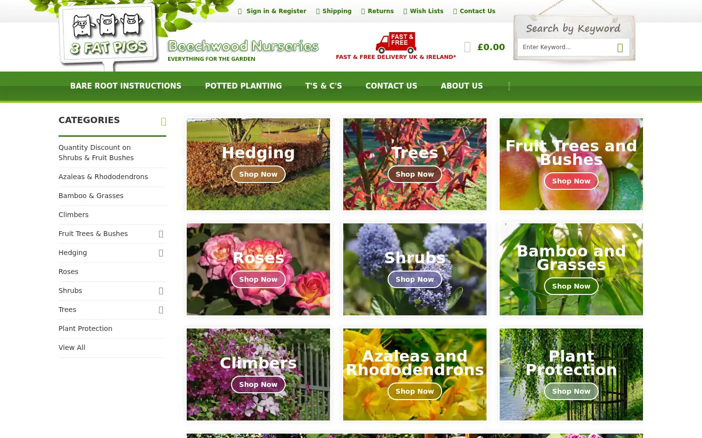 Screenshot of 3fatpigs.co.uk