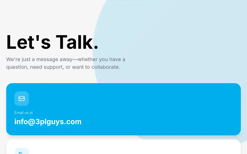 Screenshot of 3plguys.com