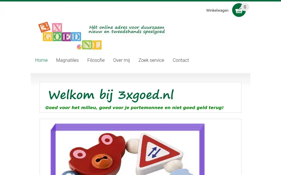 Screenshot of 3xgoed.nl
