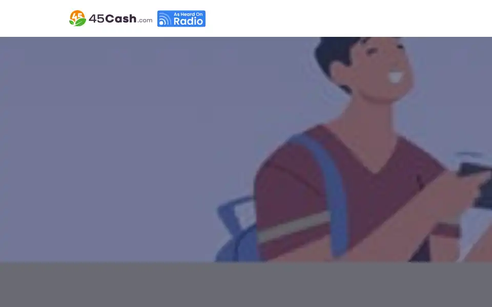 Screenshot of 45cash.com