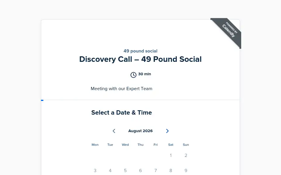 Screenshot of 49poundsocial.co.uk