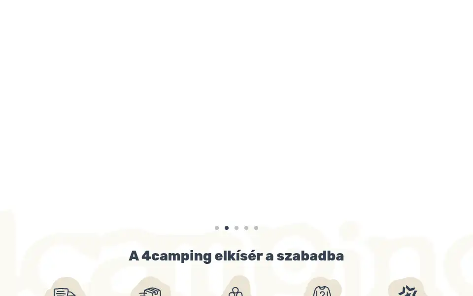 Screenshot of 4camping.hu