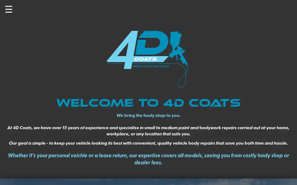 Screenshot of 4dcoats.co.uk