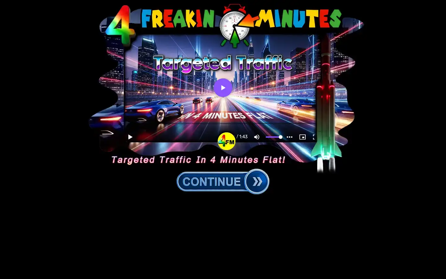 Screenshot of 4freakinminutes.com