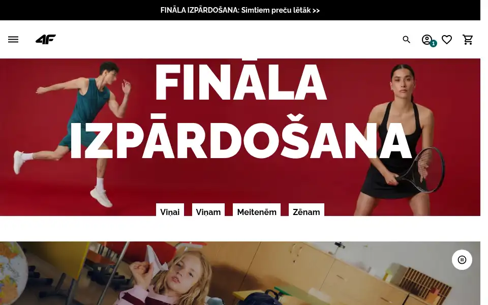 Screenshot of 4fstore.lv