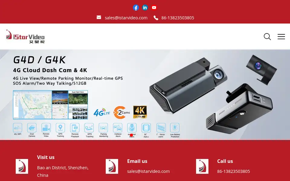 Screenshot of 4gltedashcam.com