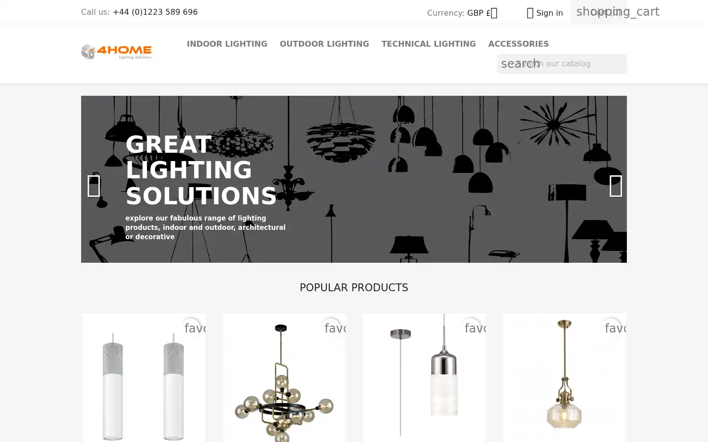 Screenshot of 4home-store.com