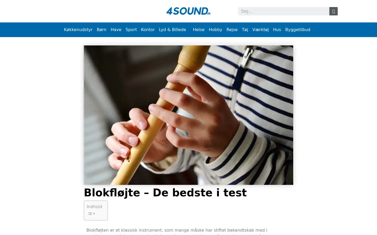 Screenshot of 4sound.dk