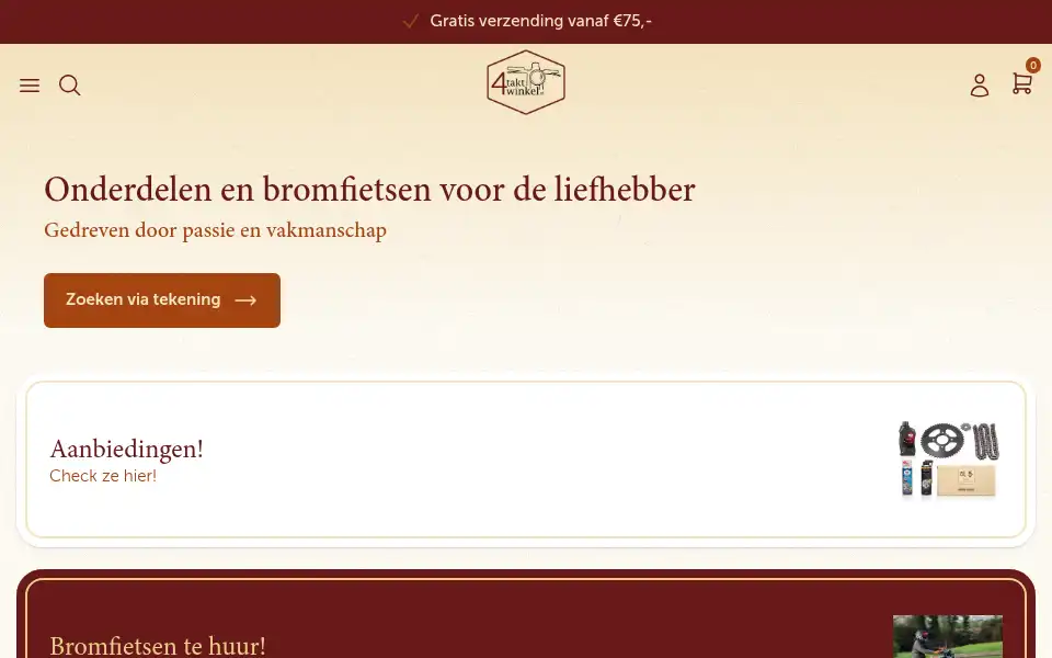 Screenshot of 4taktwinkel.nl