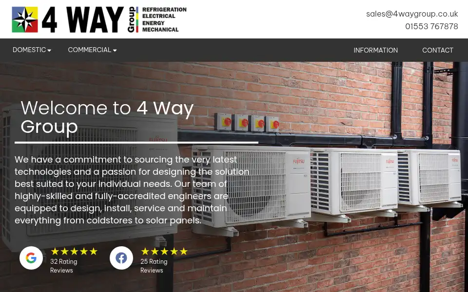Screenshot of 4waygroup.co.uk