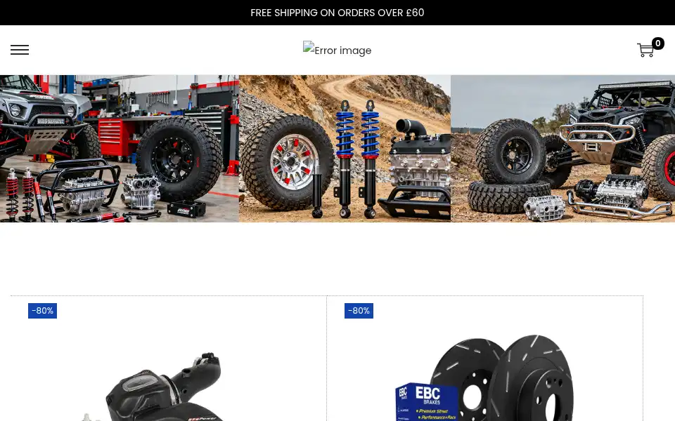 Screenshot of 4x4partsdepot.com