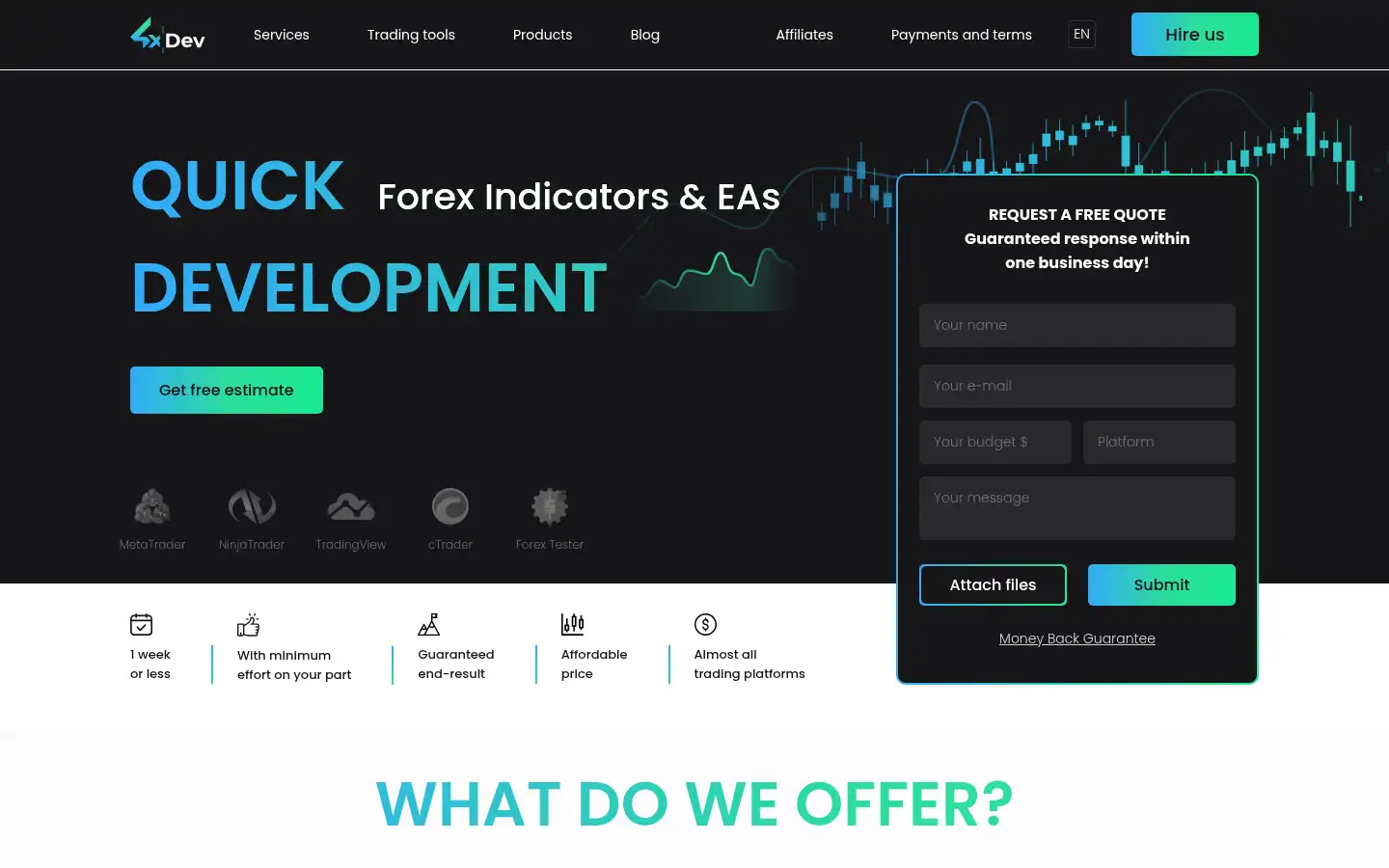 Screenshot of 4xdev.com