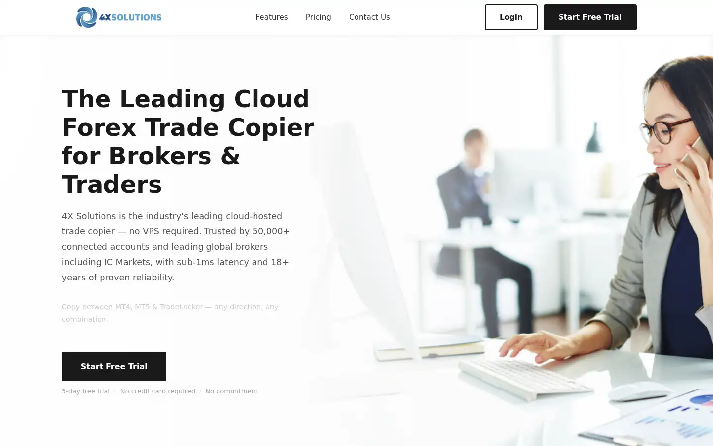 Screenshot of 4xsolutions.com