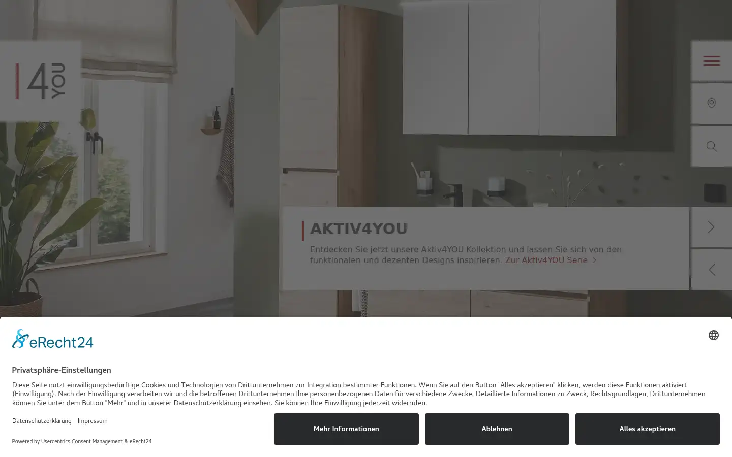 Screenshot of 4you-bad.de
