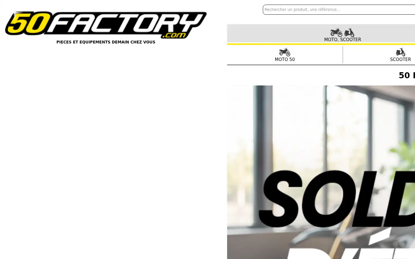 Screenshot of 50factory.com