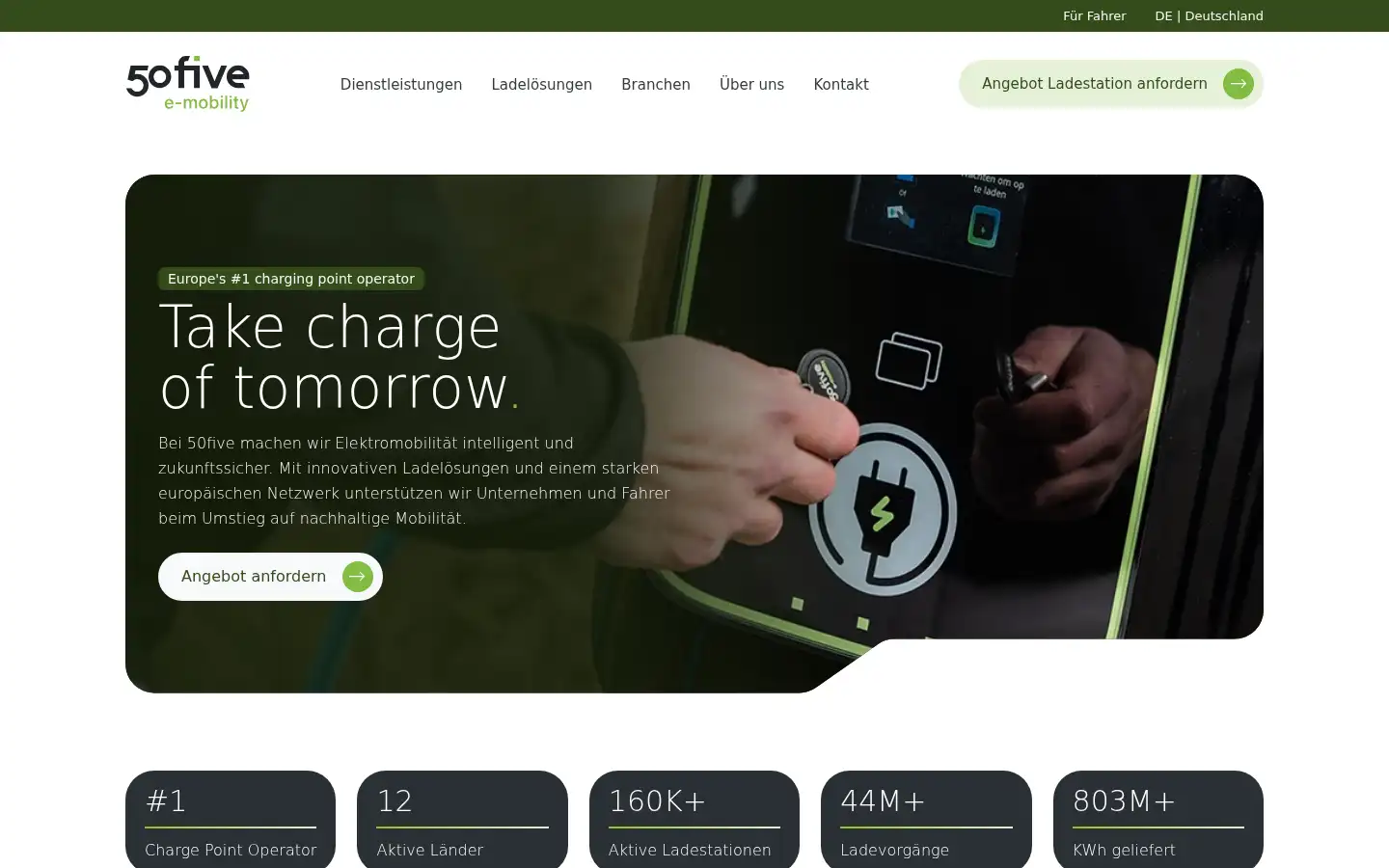 Screenshot of 50five.de