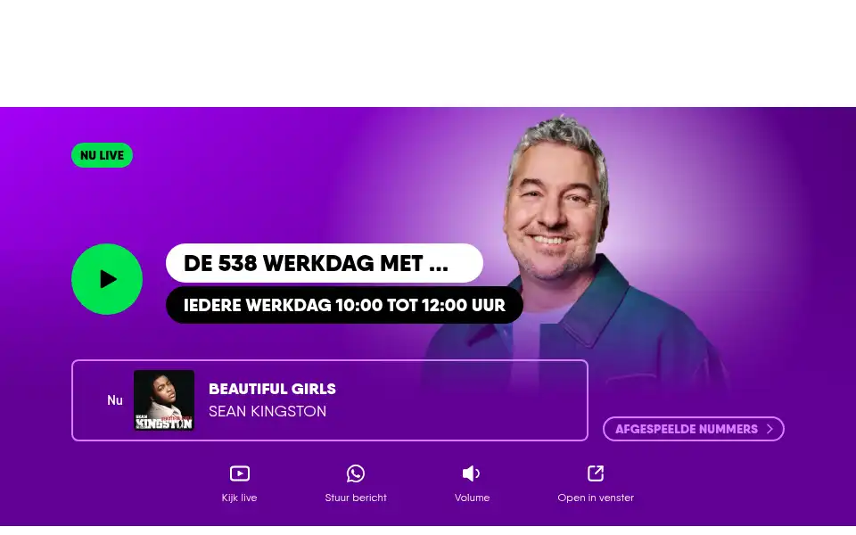 Screenshot of 538.nl