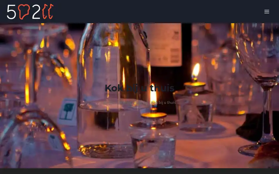 Screenshot of 5broden2vissencatering.nl