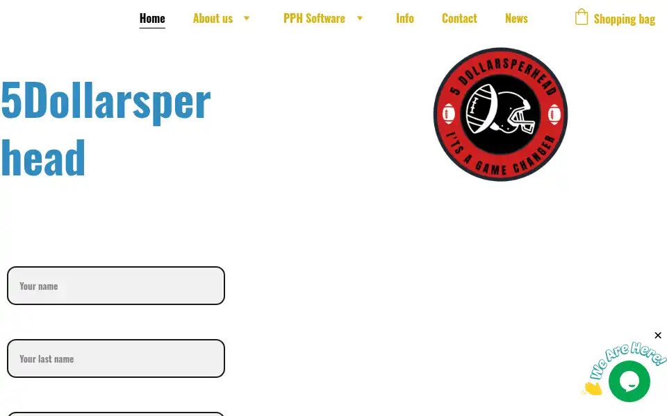 Screenshot of 5dollarsperhead.com