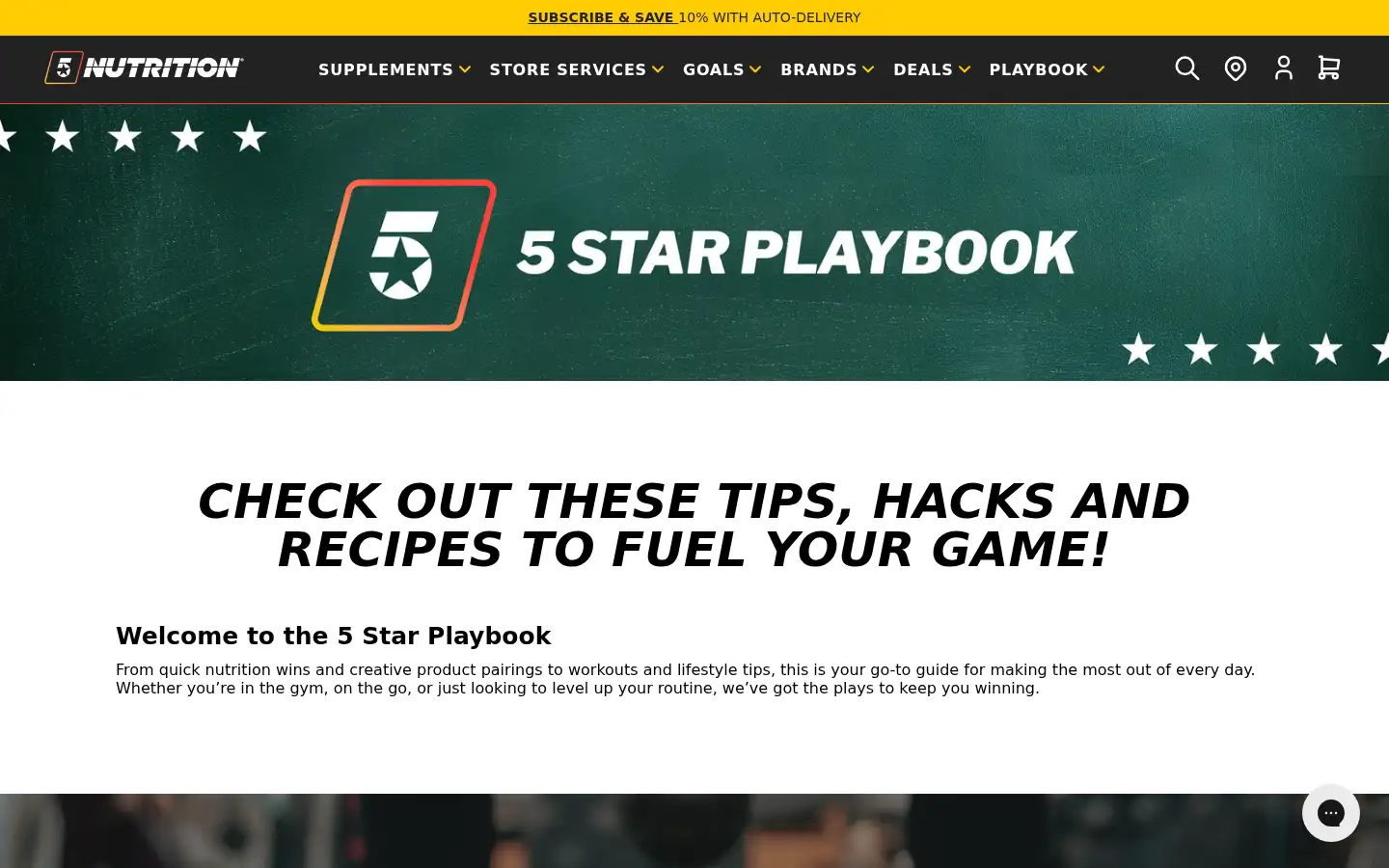 Screenshot of 5starnutritionusa.com