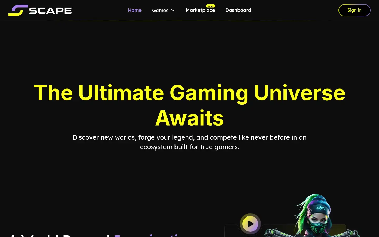 Screenshot of 5thscape.com