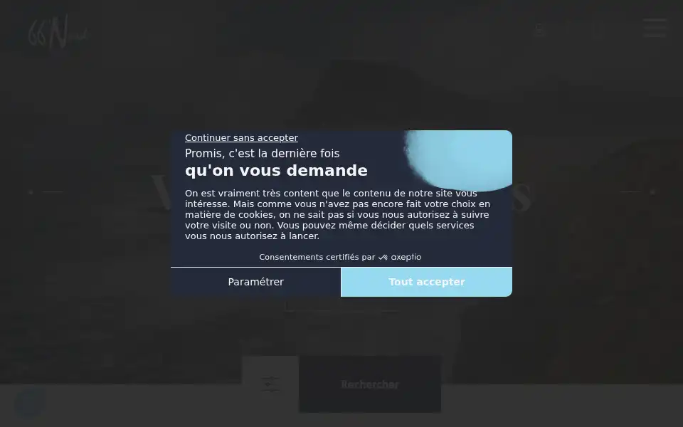 Screenshot of 66nord.com