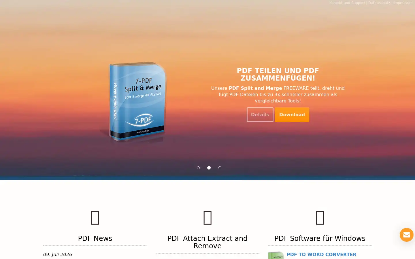 Screenshot of 7-pdf.de