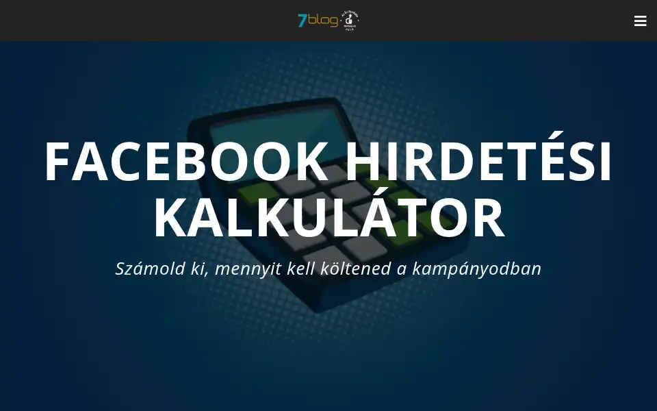 Screenshot of 7blog.hu