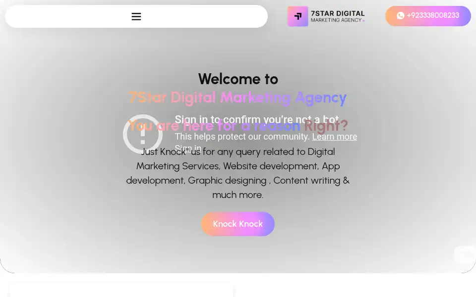 Screenshot of 7stardigitalagency.com
