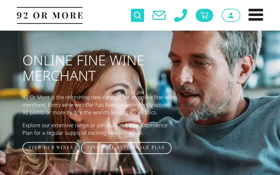 Screenshot of 92ormore.com