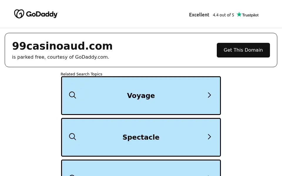 Screenshot of 99casinoaud.com
