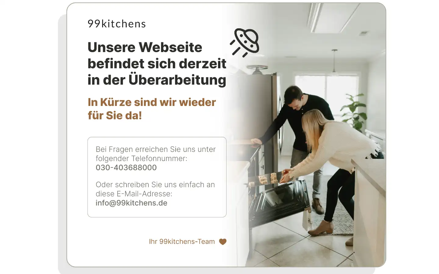 Screenshot of 99kitchens.de