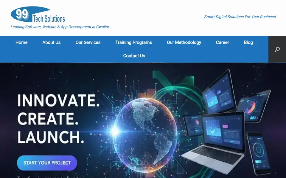Screenshot of 99techsolutions.in