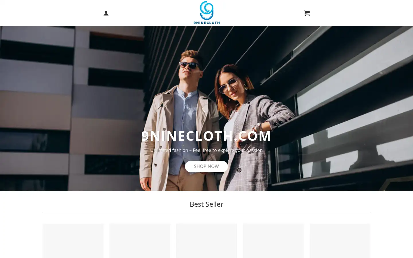 Screenshot of 9ninecloth.com