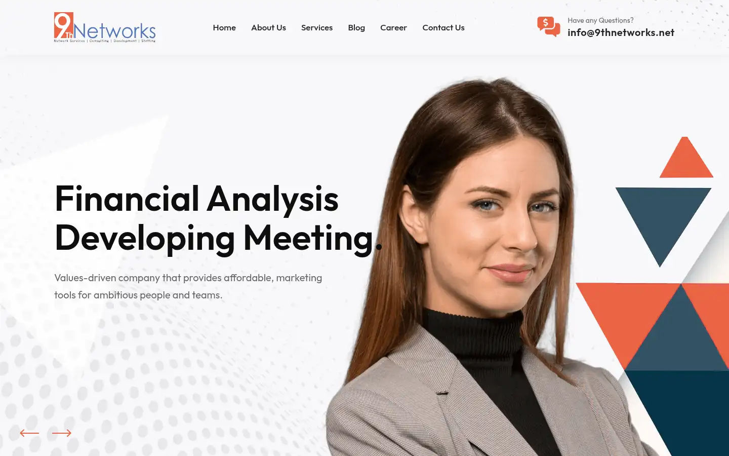Screenshot of 9thnetworks.net