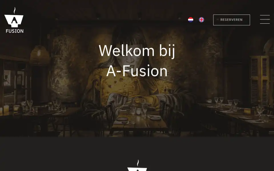 Screenshot of a-fusion.nl