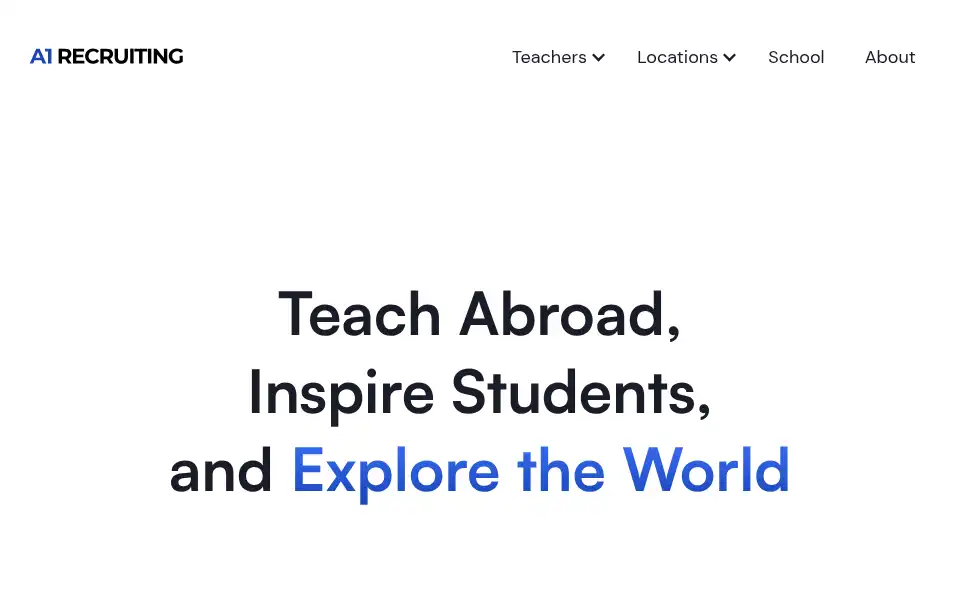 Screenshot of a1recruiting.org